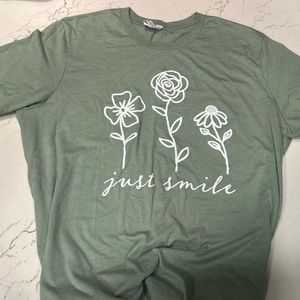Just smile tee shirt